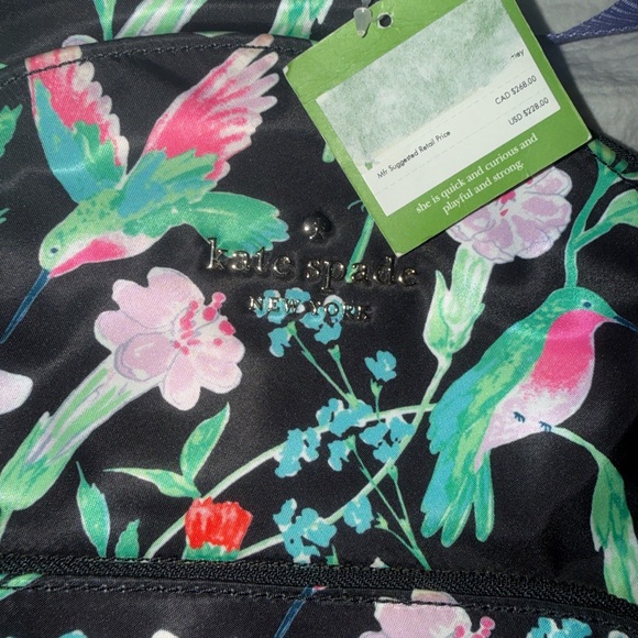 Kate Spade Multicolor Floral Backpack - Picture 3 of 6